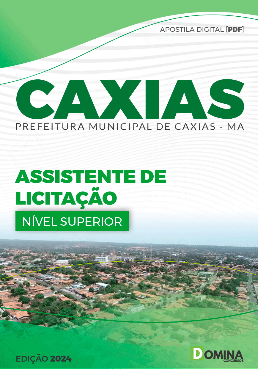 Apostila Assistente de Licitação Caxias MA 2024