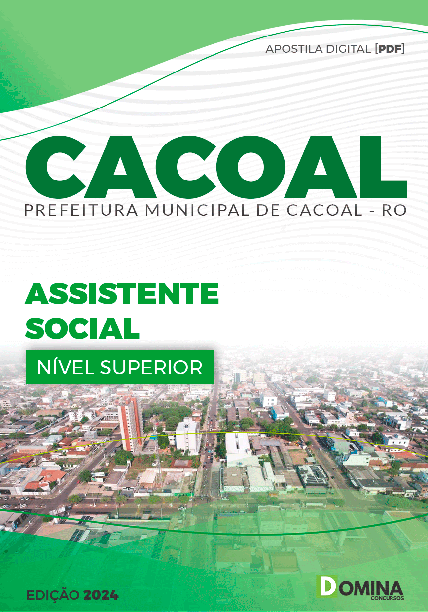 Apostila Assistente Social Cacoal RO 2024