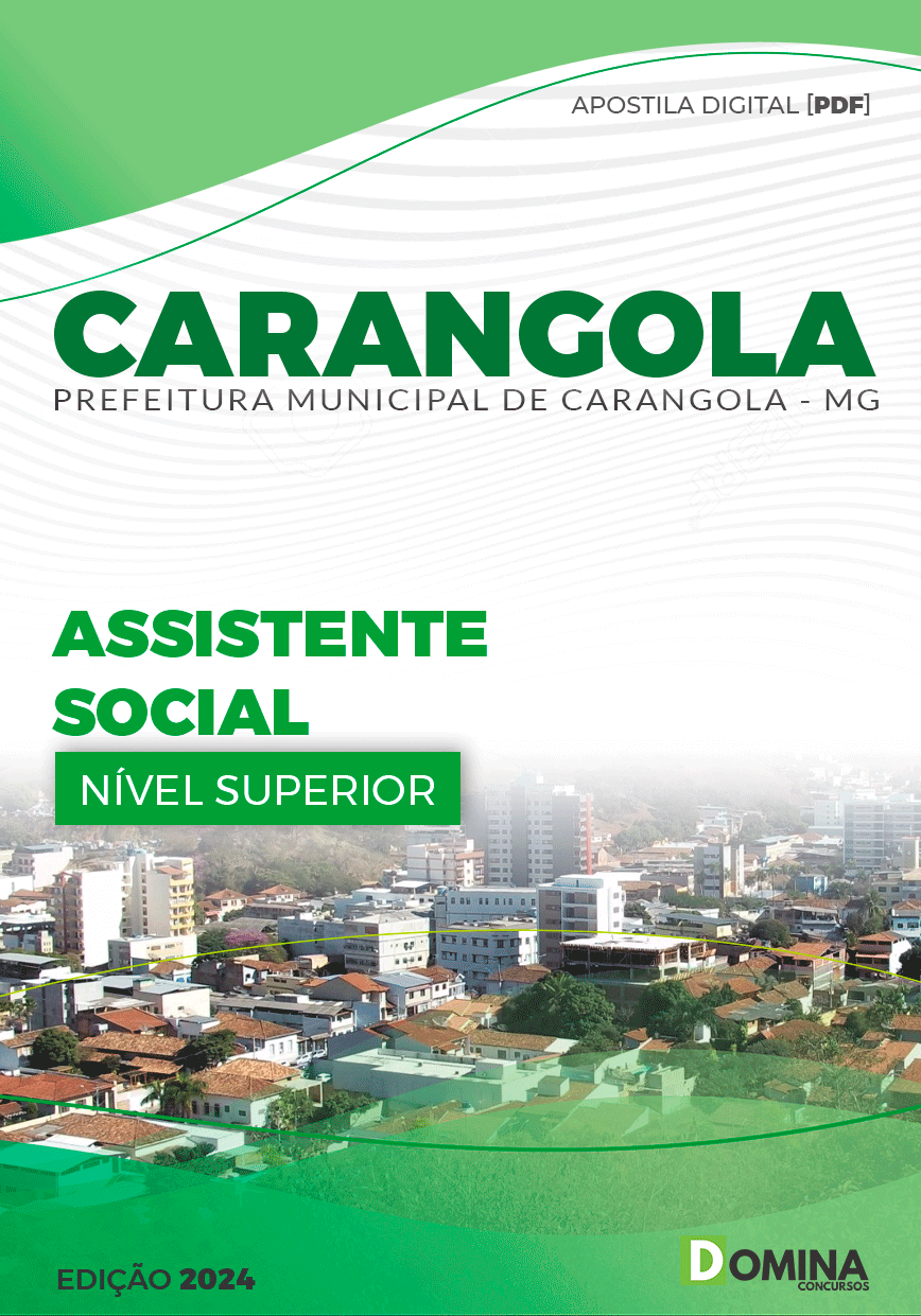 Apostila Assistente Social Carangola MG 2024