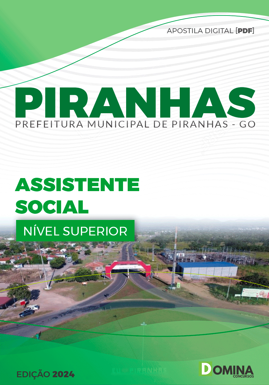 Apostila Assistente Social Piranhas GO 2024