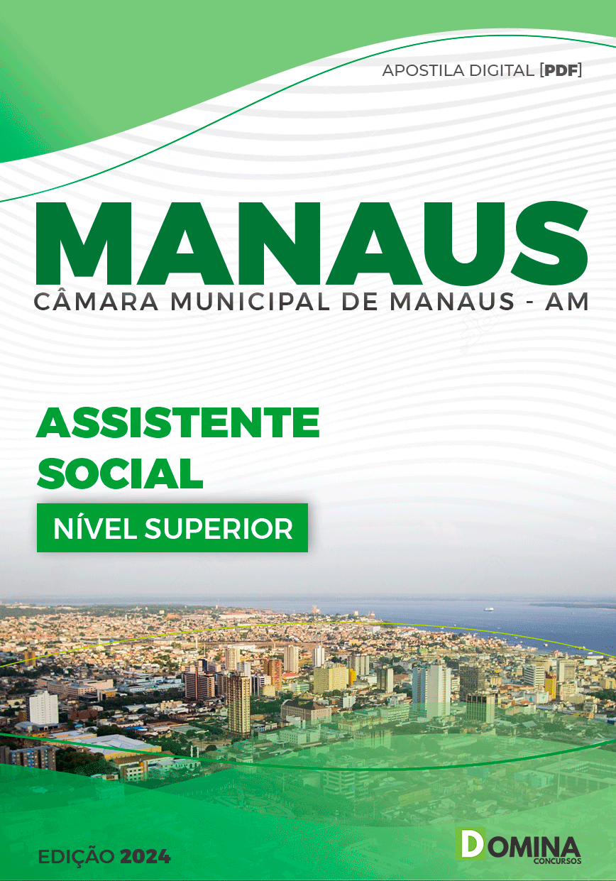 Apostila Assistente Social Câmara Manaus AM 2024