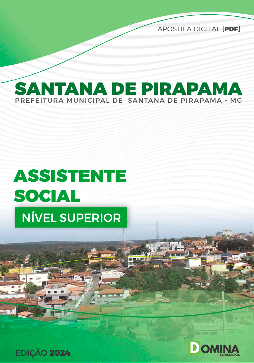 Apostila Assistente Social Santana de Pirapama MG 2024