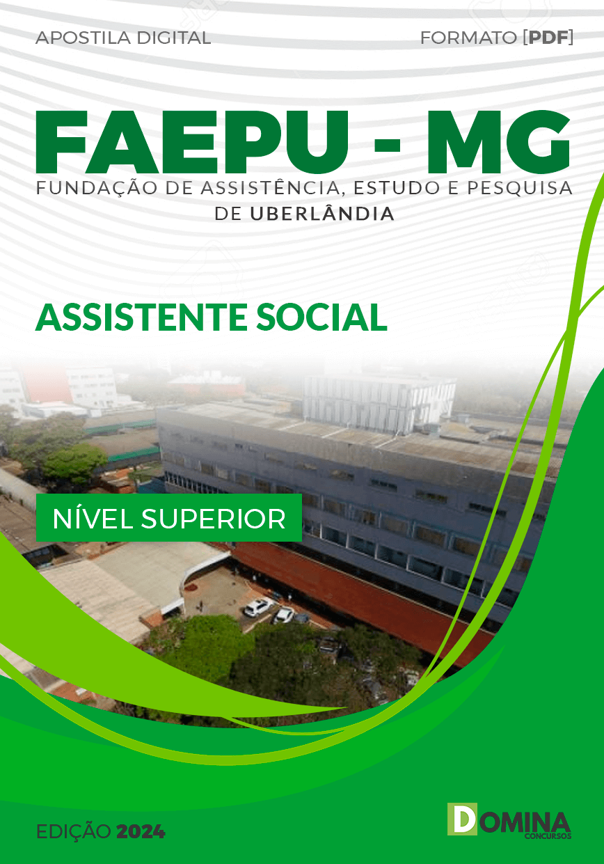 Apostila Assistente Social FAEPU MG 2024