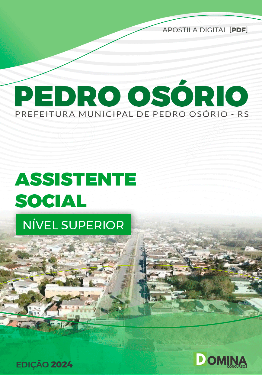 Apostila Assistente Social Pedro Osório RS 2024