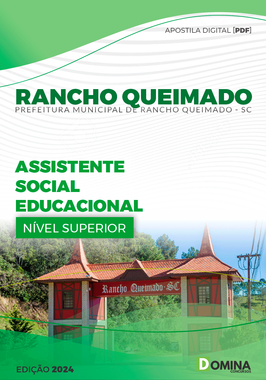 Apostila Assistente Social Educacional Rancho Queimado SC 2024