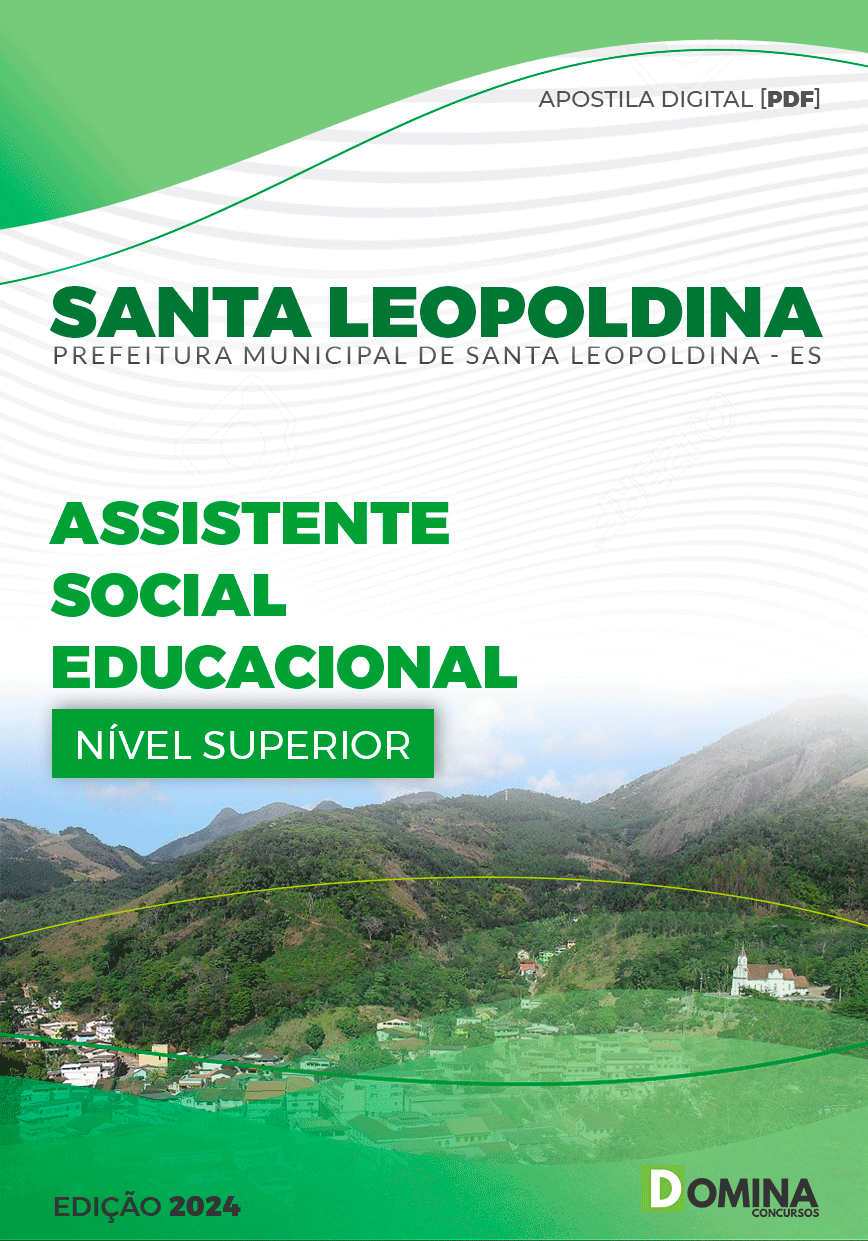 Apostila Assistente Social Educacional Santa Leopoldina ES 2024