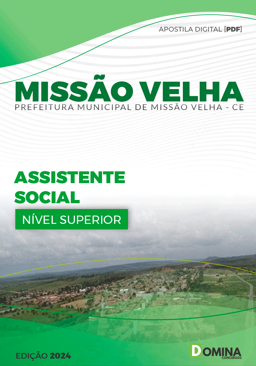 Apostila Assistente Social Missão Velha CE 2024