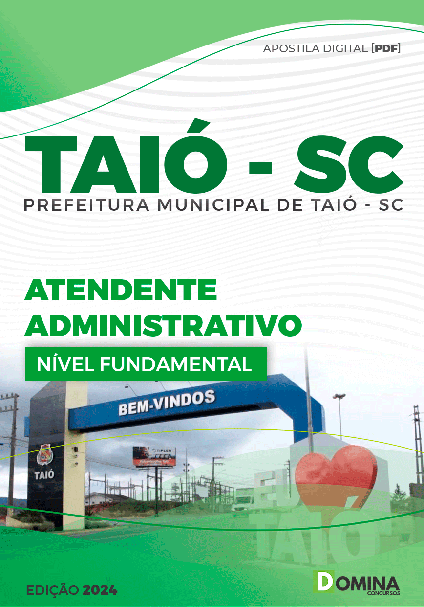 Apostila Atendente Administrativo Taió SC 2024