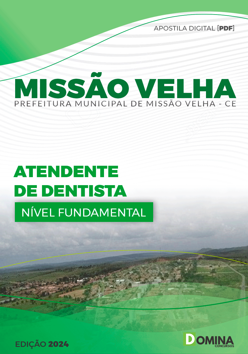 Apostila Atendente de Dentista Missão Velha CE 2024