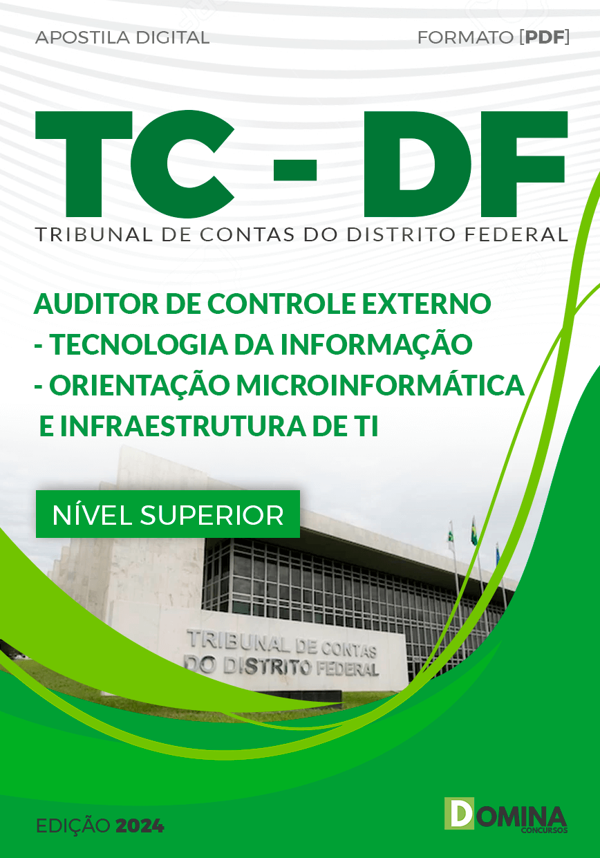 Apostila Auditor Contr Externo Tecnologia Informação TC DF 2024