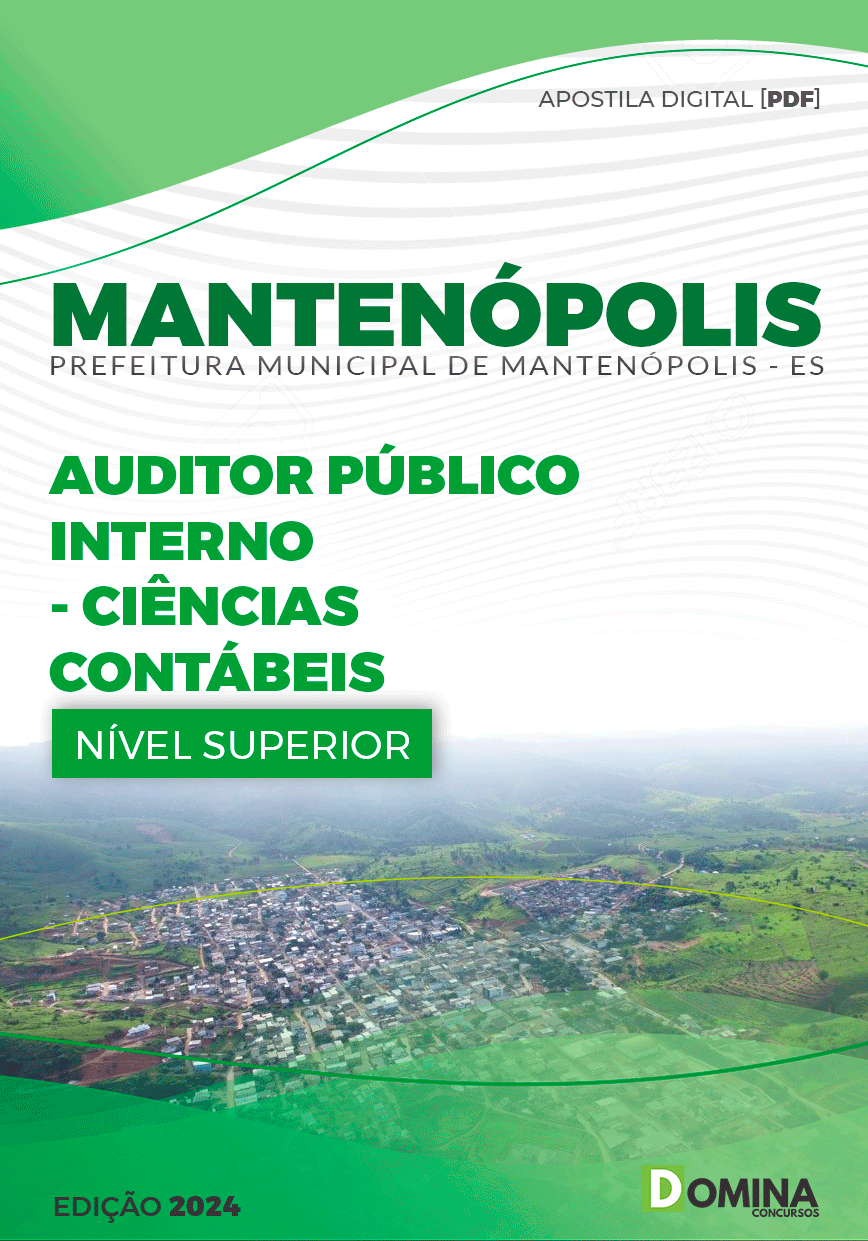 Apostila Auditor Público Interno Mantenópolis ES 2024