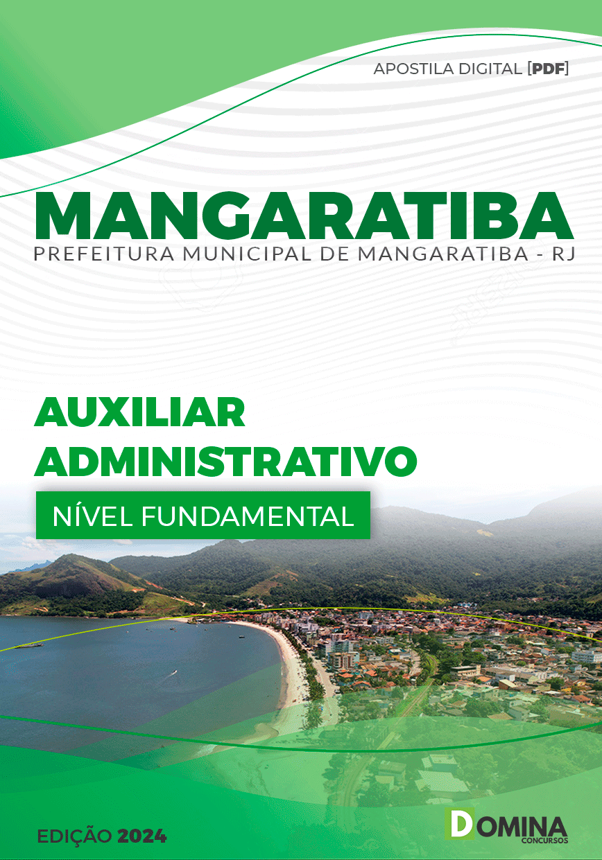 Apostila Auxiliar Administrativo Mangaratiba RJ 2024