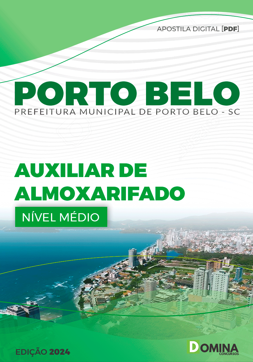 Apostila Auxiliar de Almoxarifado Porto Belo SC 2024