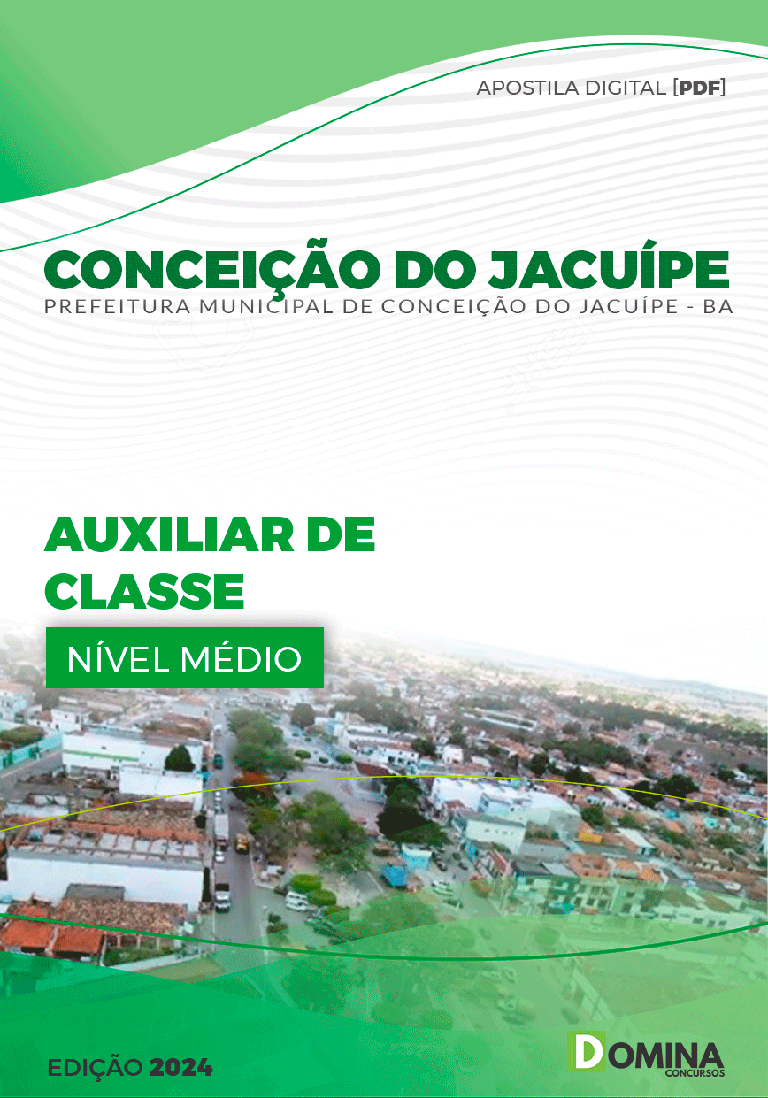 Apostila Auxiliar de Classe Conceição do Jacuípe BA 2024