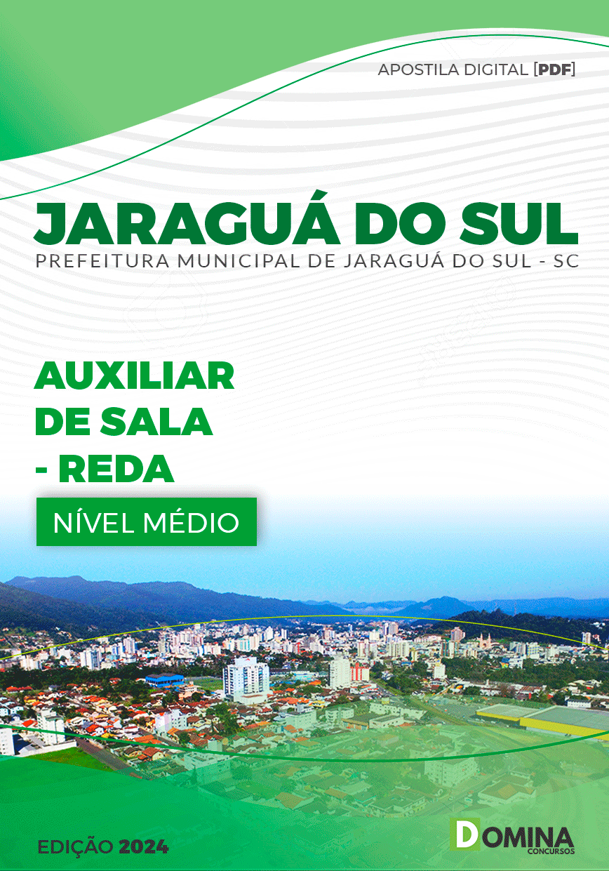 Apostila Auxiliar de Sala Jaraguá do Sul SC 2024