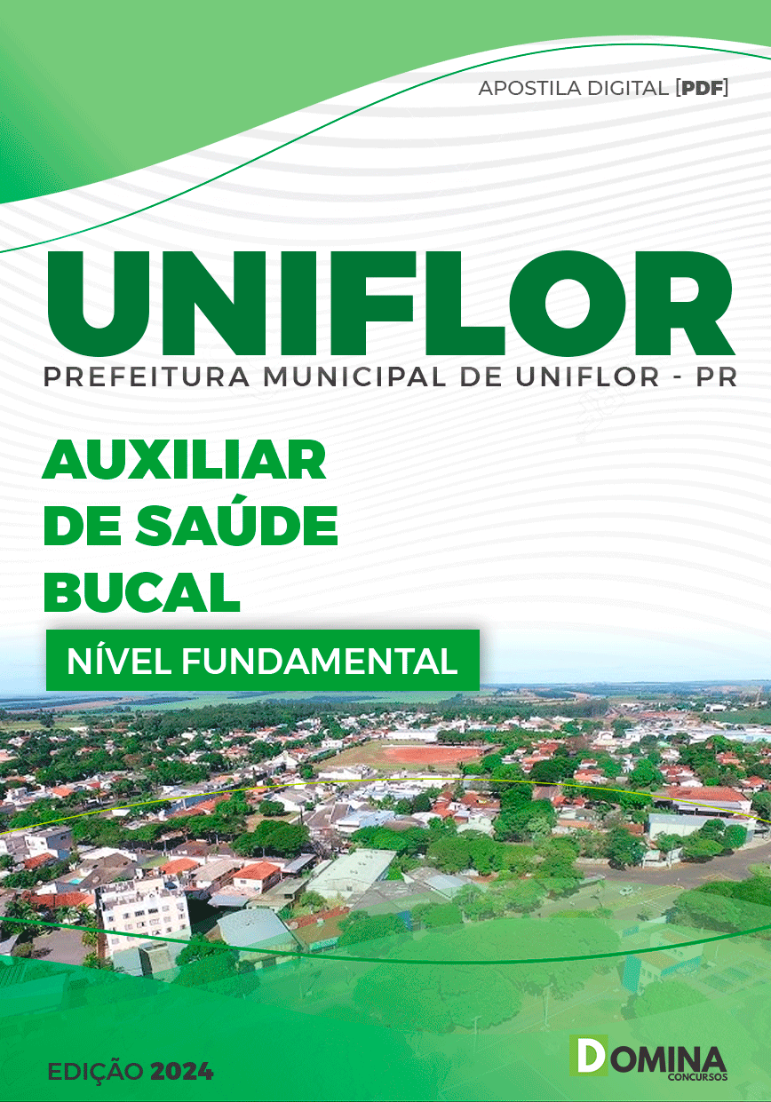 Apostila Auxiliar de Saúde Bucal Uniflor PR 2024