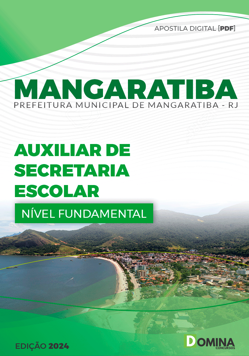 Apostila Auxiliar de Secretaria Escolar Mangaratiba RJ 2024