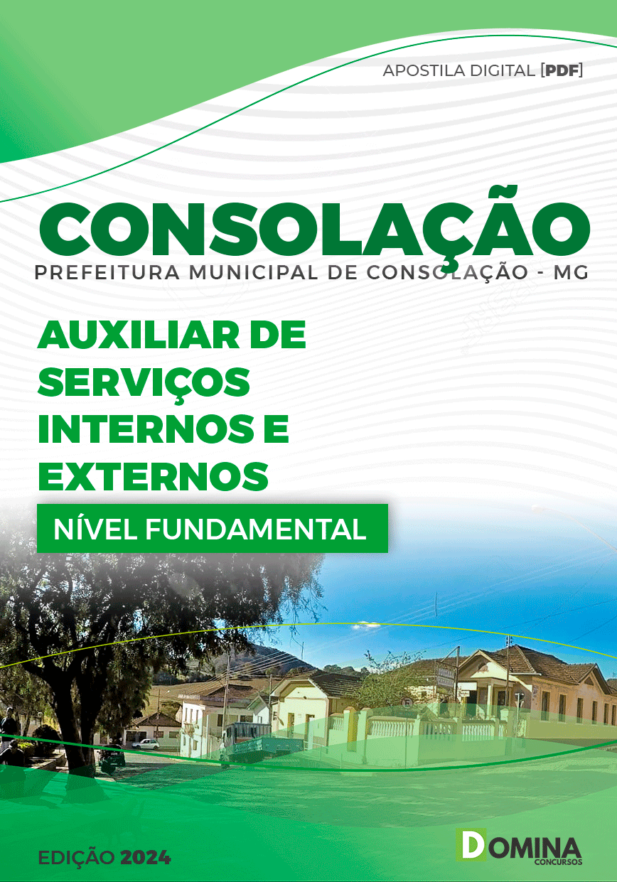 Apostila Auxiliar de Serviços Consolação MG 2024