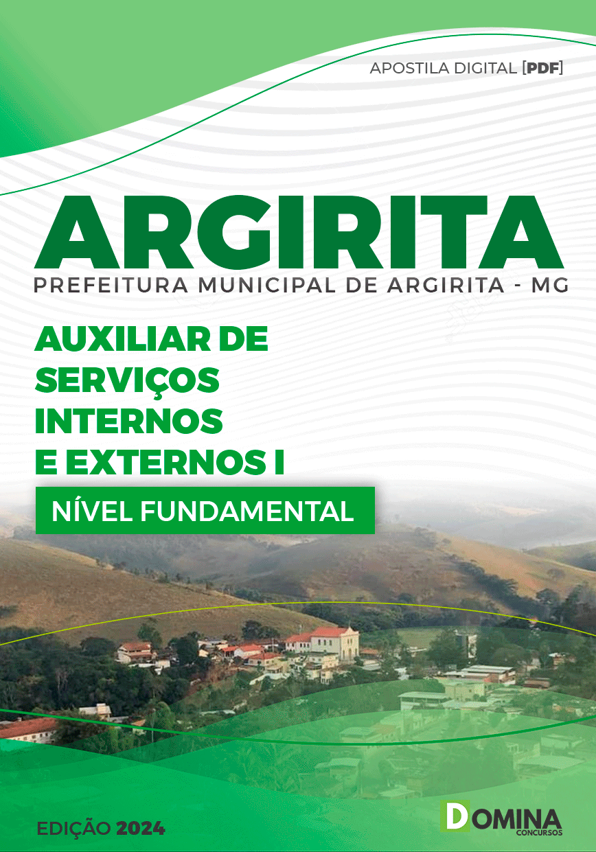 Apostila Auxiliar de Serviços Argirita MG 2024