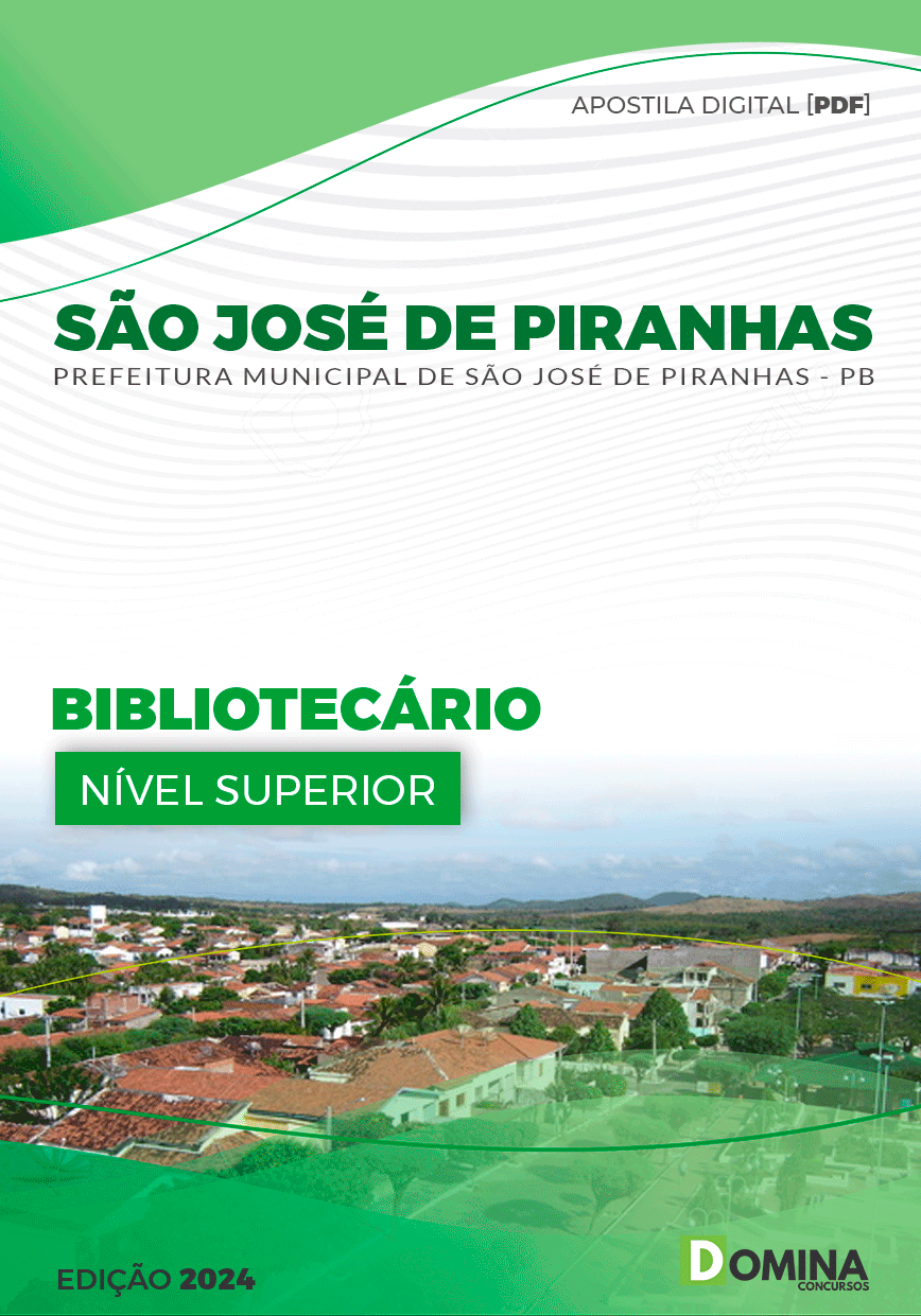 Apostila Bibliotecário São José de Piranhas PB 2024