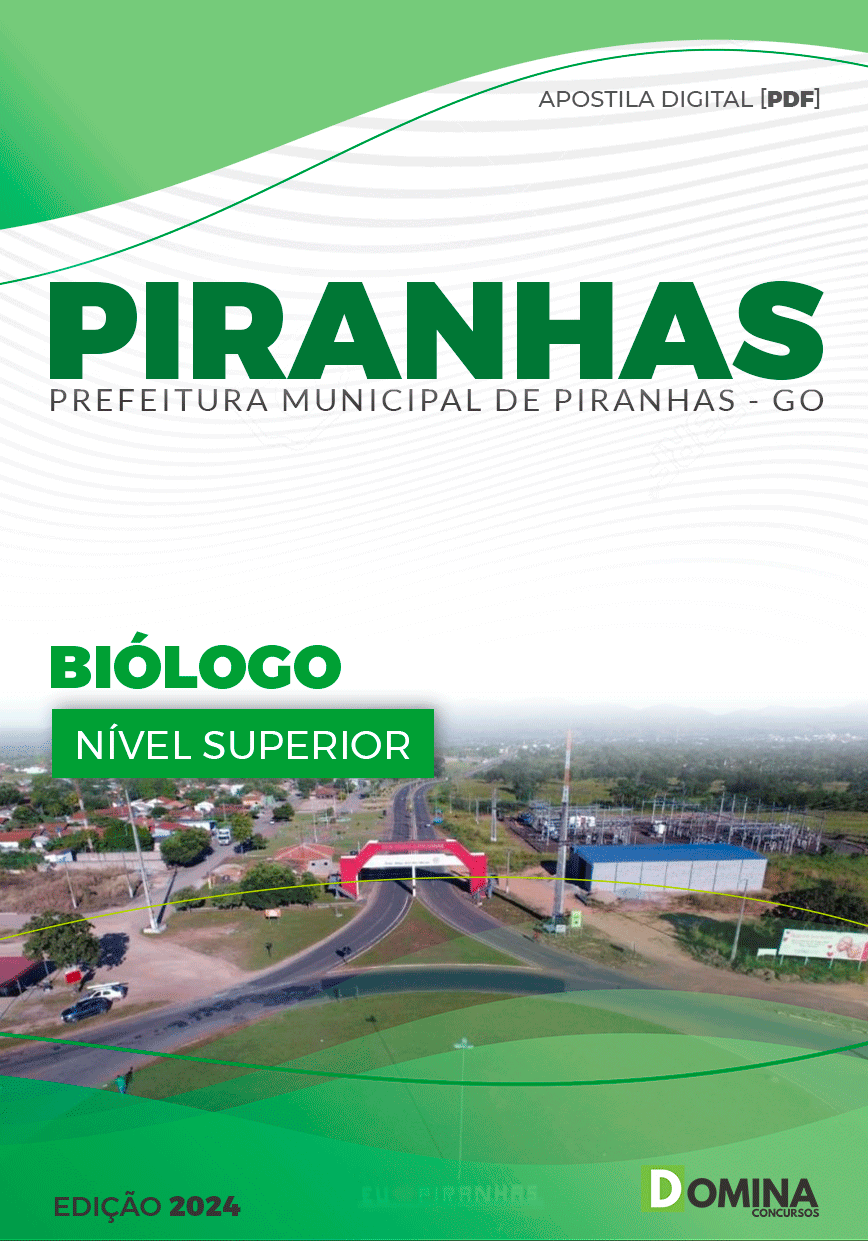 Apostila Biólogo Piranhas GO 2024