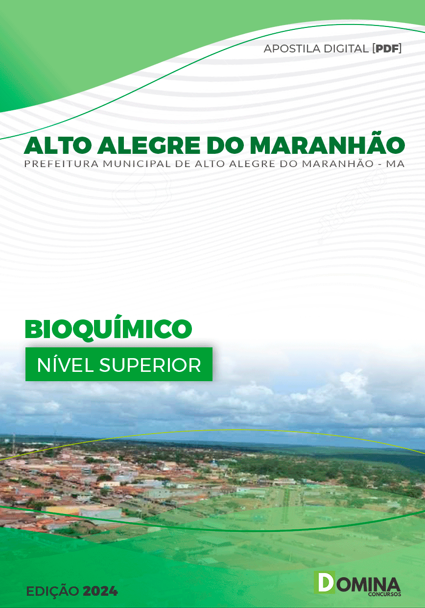 Apostila Bioquímico Alto Alegre Maranhão MA 2024