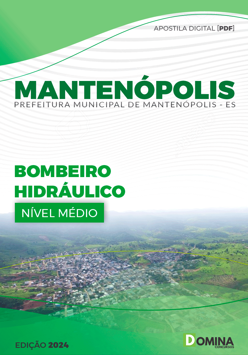 Apostila Bombeiro Hidráulico Mantenópolis ES 2024