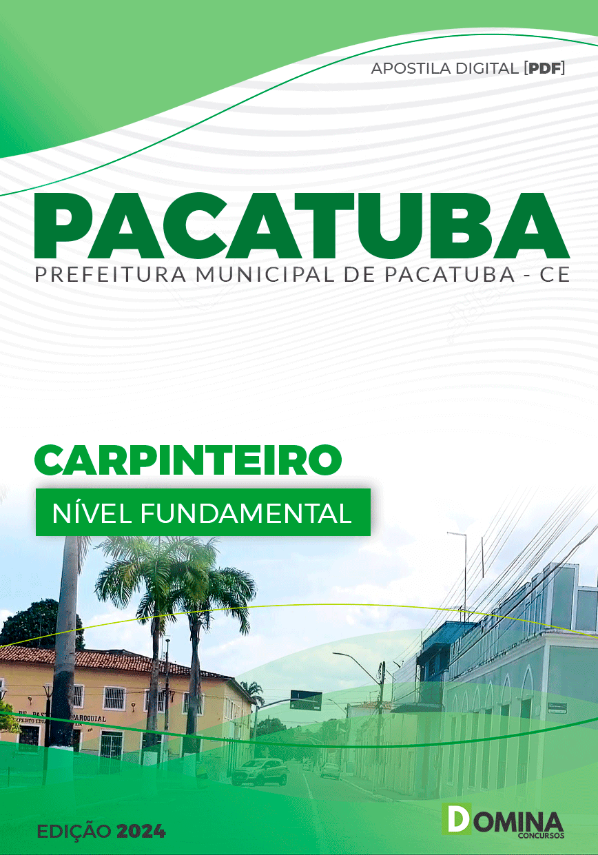 Apostila Carpinteiro Pacatuba CE 2024