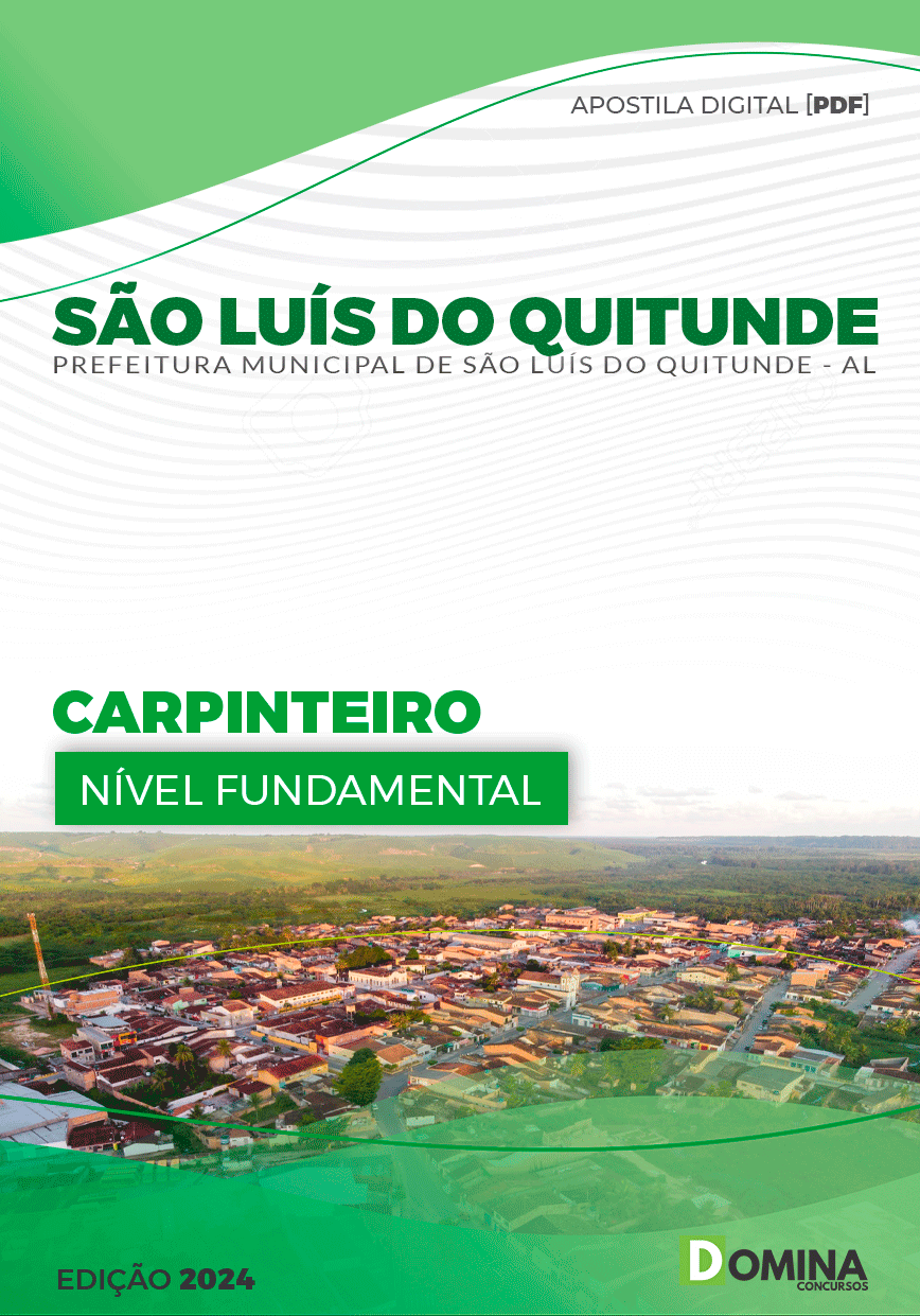 Apostila Carpinteiro São Luís Quitunde AL 2024