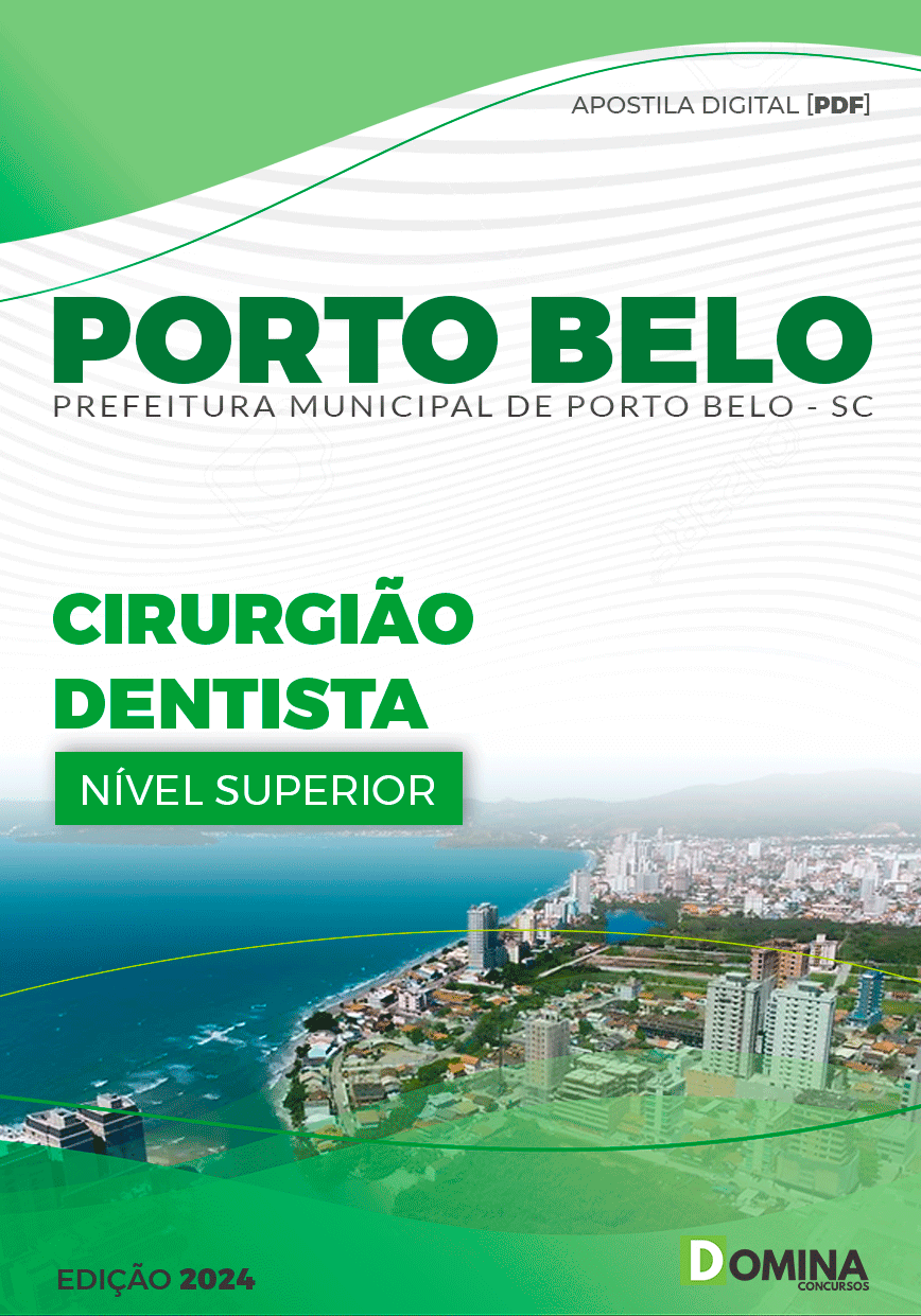 Apostila Cirurgião Dentista Porto Belo SC 2024