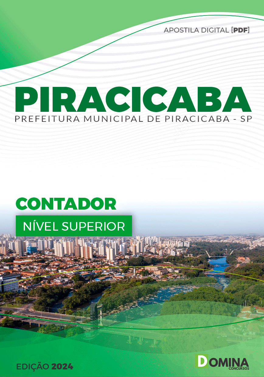 Apostila Contador Piracicaba SP 2024