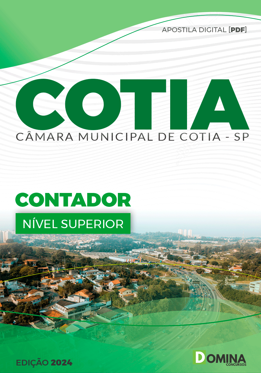 Apostila Contador Câmara Cotia SP 2024