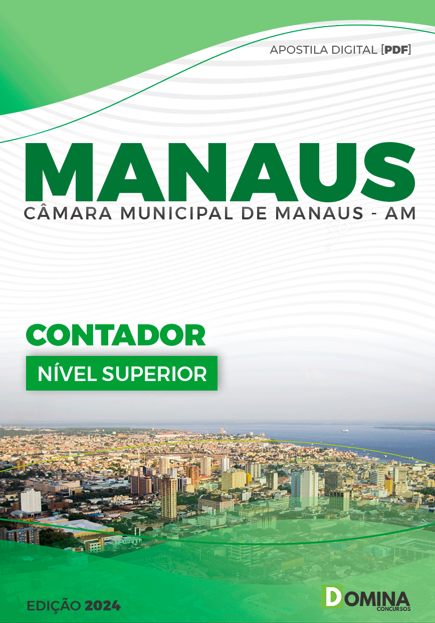 Apostila Contador Câmara Manaus AM 2024