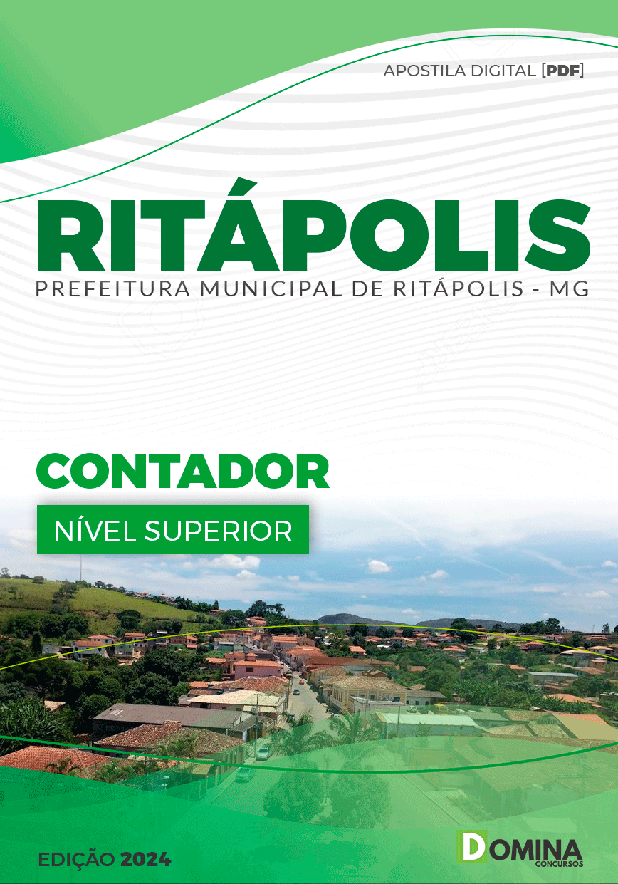 Apostila Contador Ritápolis MG 2024