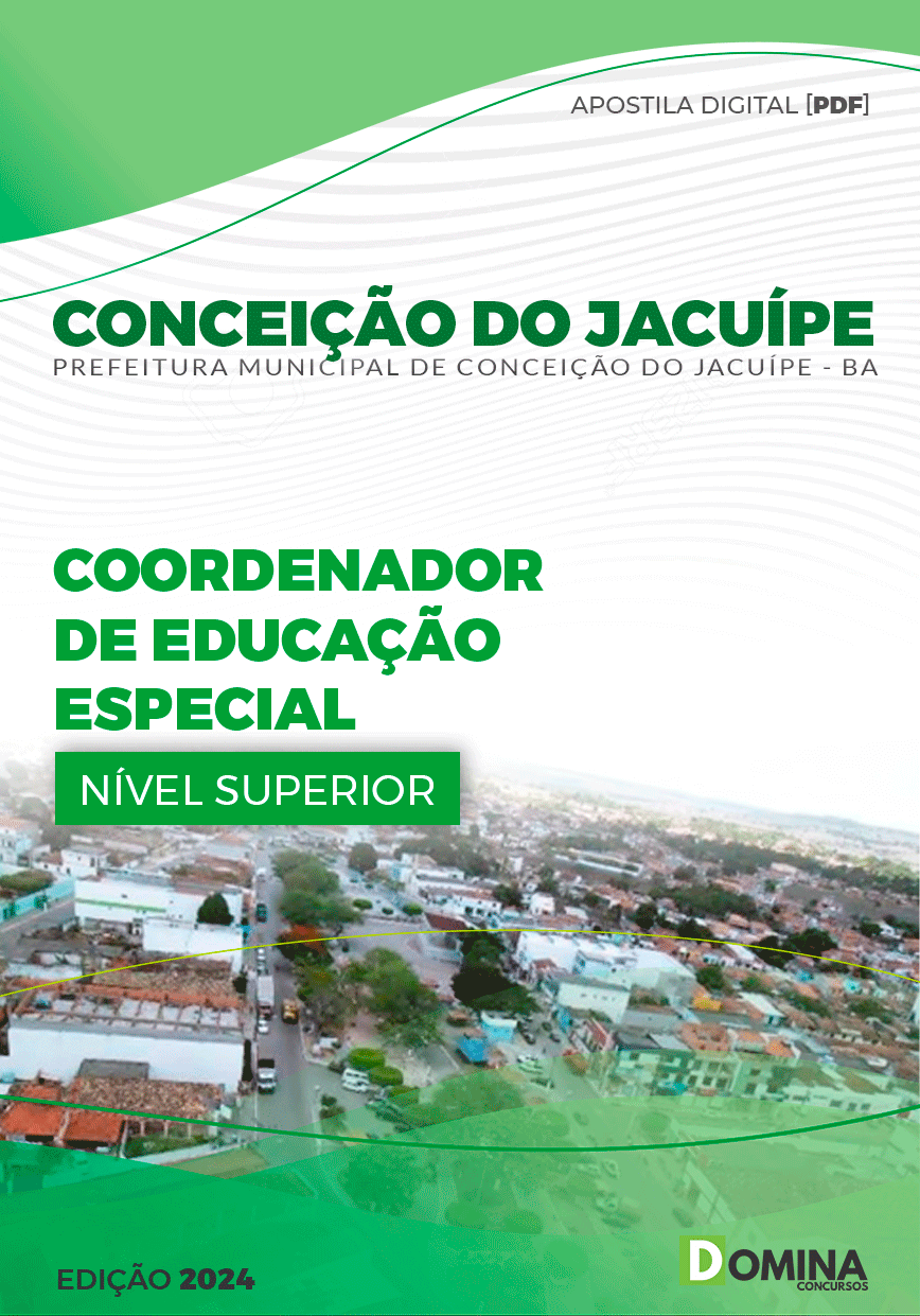 Apostila Coordenador Educação Especial Conceição Jacuípe 2024