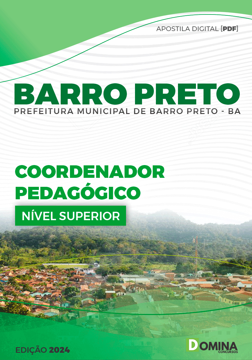 Apostila Coordenador Pedagógico Barro Preto BA 2024