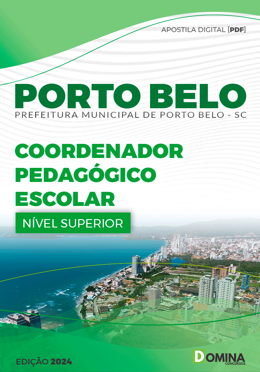 Apostila Coordenador Pedagógico Porto Belo SC 2024