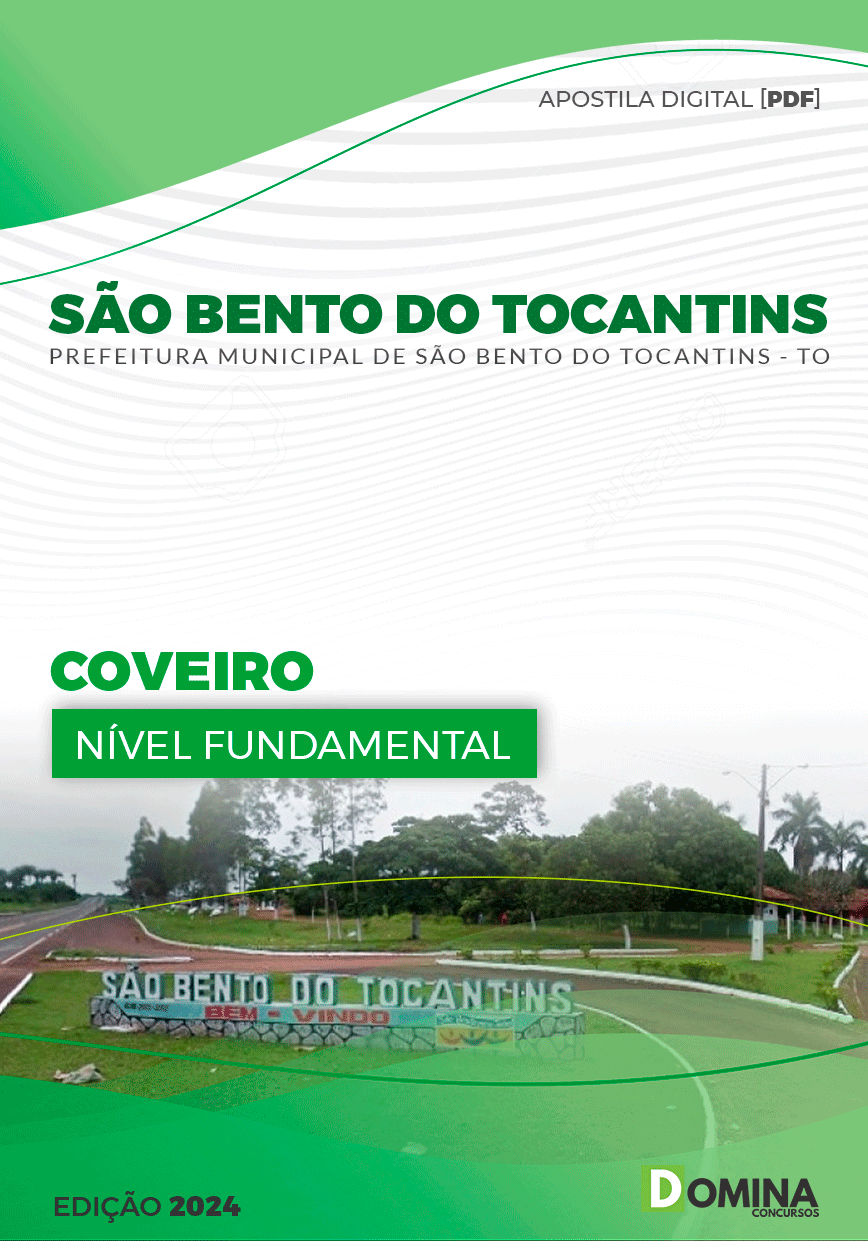 Apostila Coveiro São Bento do Tocantins TO 2024