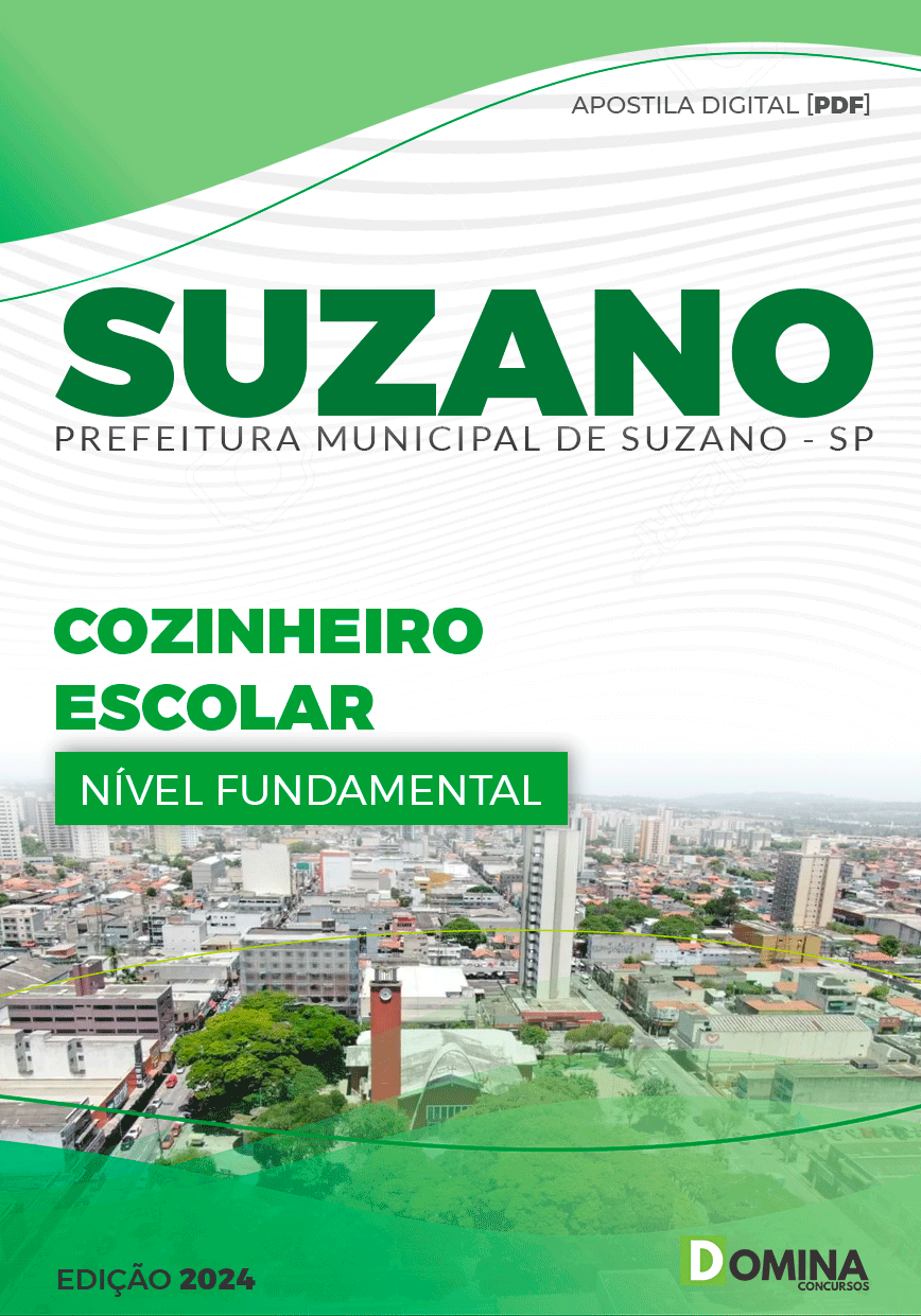 Apostila Cozinheiro Escolar Suzano SP 2024