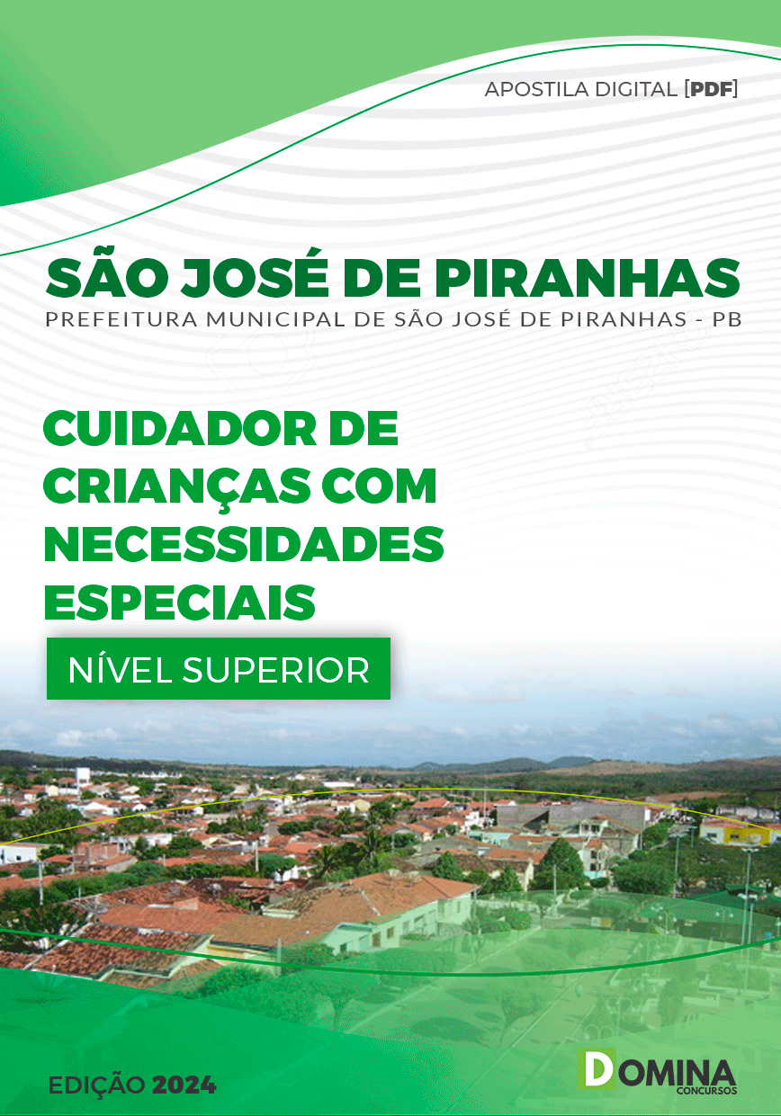 Apostila Cuidador de Crianças Especiais São José Piranhas 2024