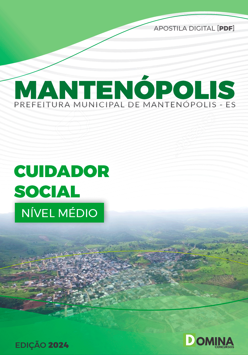 Apostila Cuidador Social Mantenópolis ES 2024