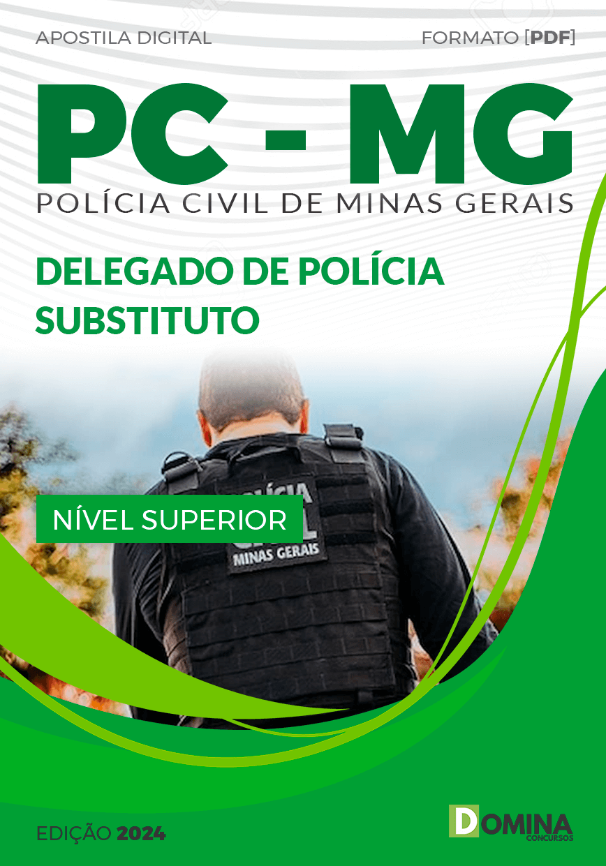 Apostila PC MG 2024 Delegado Polícia Substituto