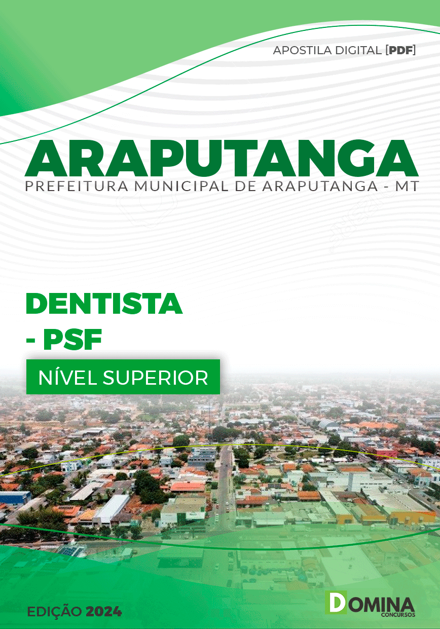 Apostila Dentista PSF Araputanga MT 2024