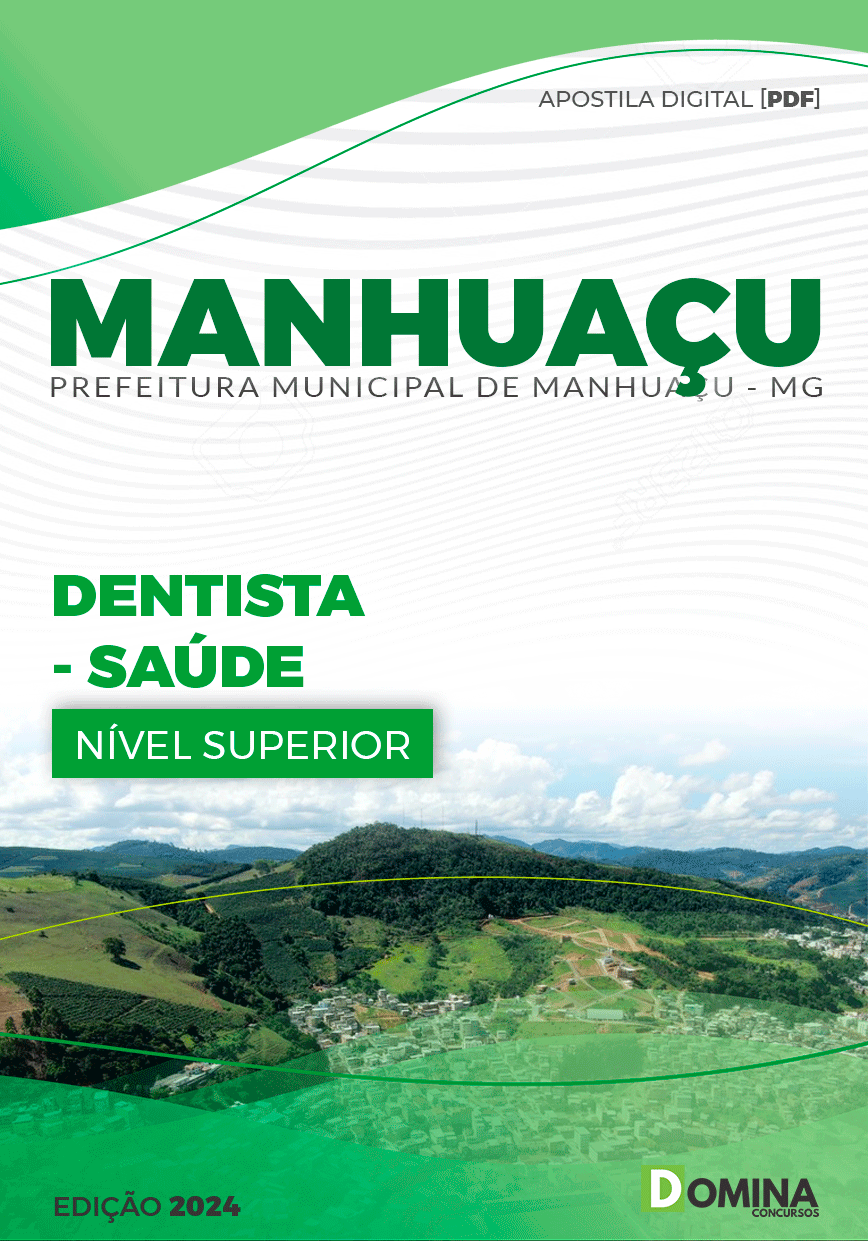 Apostila Dentista Manhuaçu MG 2024