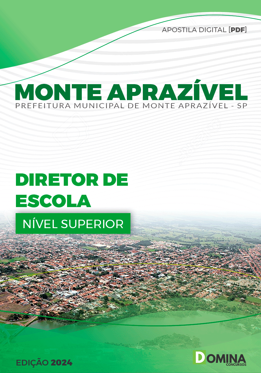 Apostila Diretor de Escola Monte Aprazível SP 2024