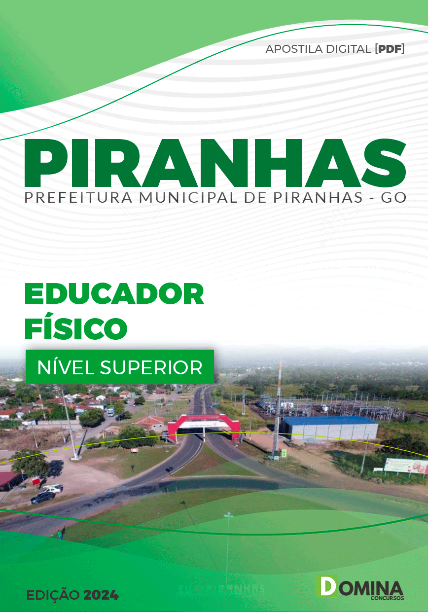 Apostila Educador Físico Piranhas GO 2024