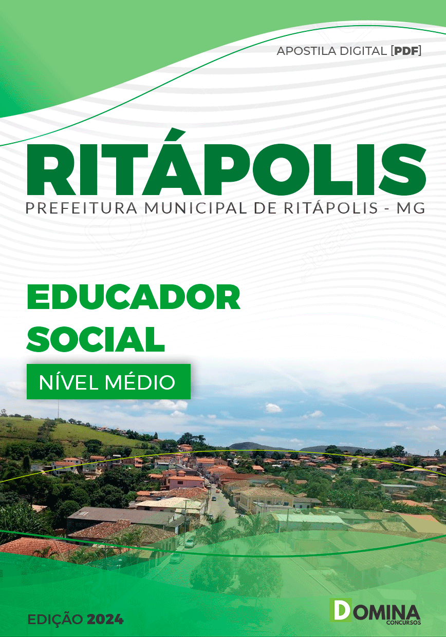 Apostila Educador Social Ritápolis MG 2024