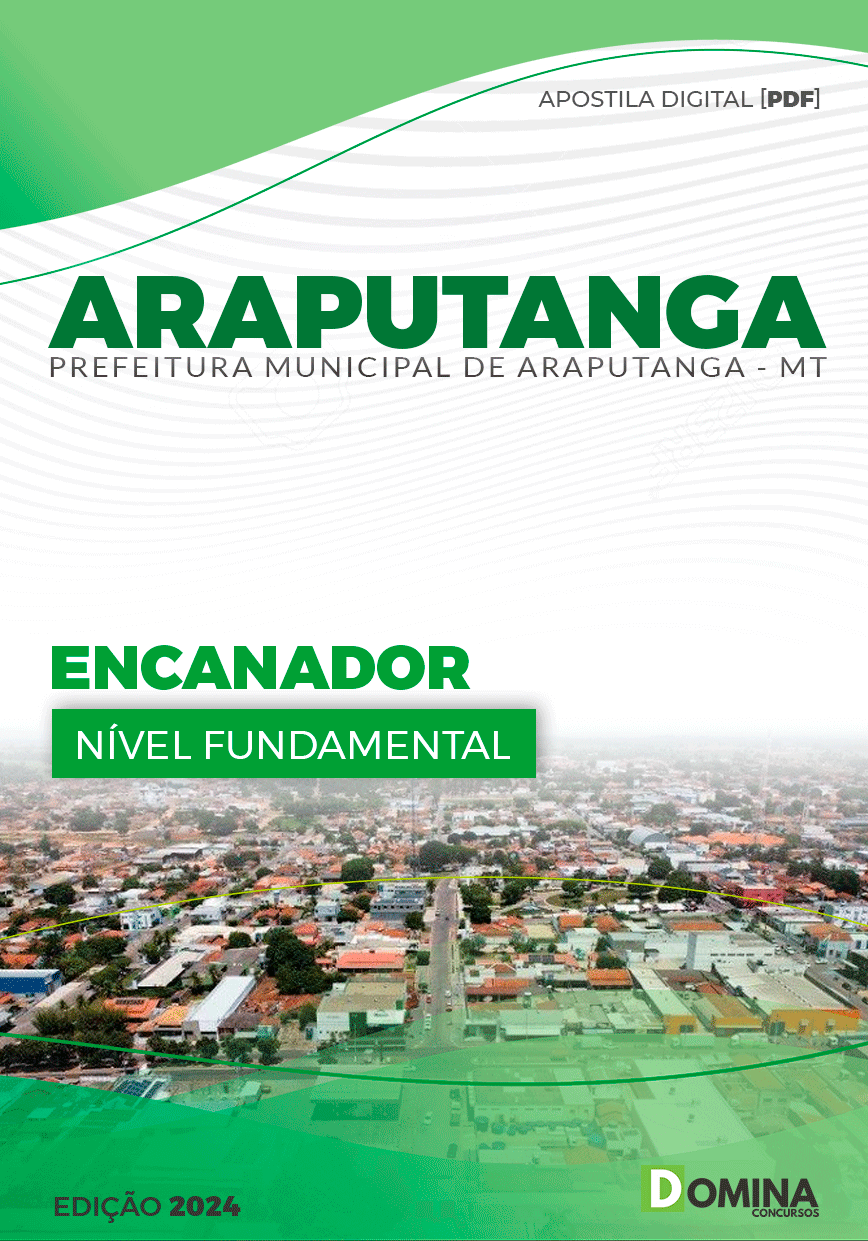 Apostila Encanador Araputanga MT 2024