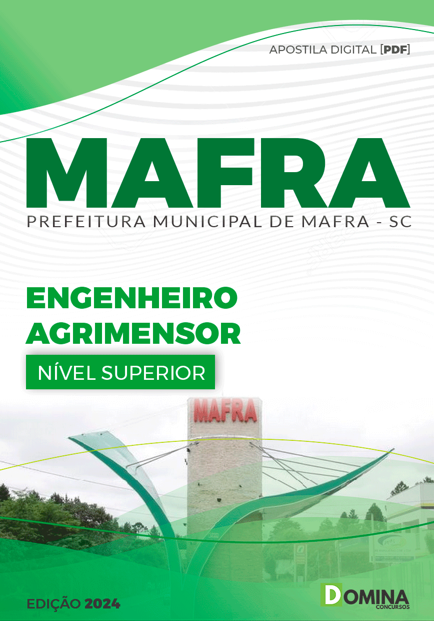 Apostila Engenheiro Agrimensor Mafra SC 2024