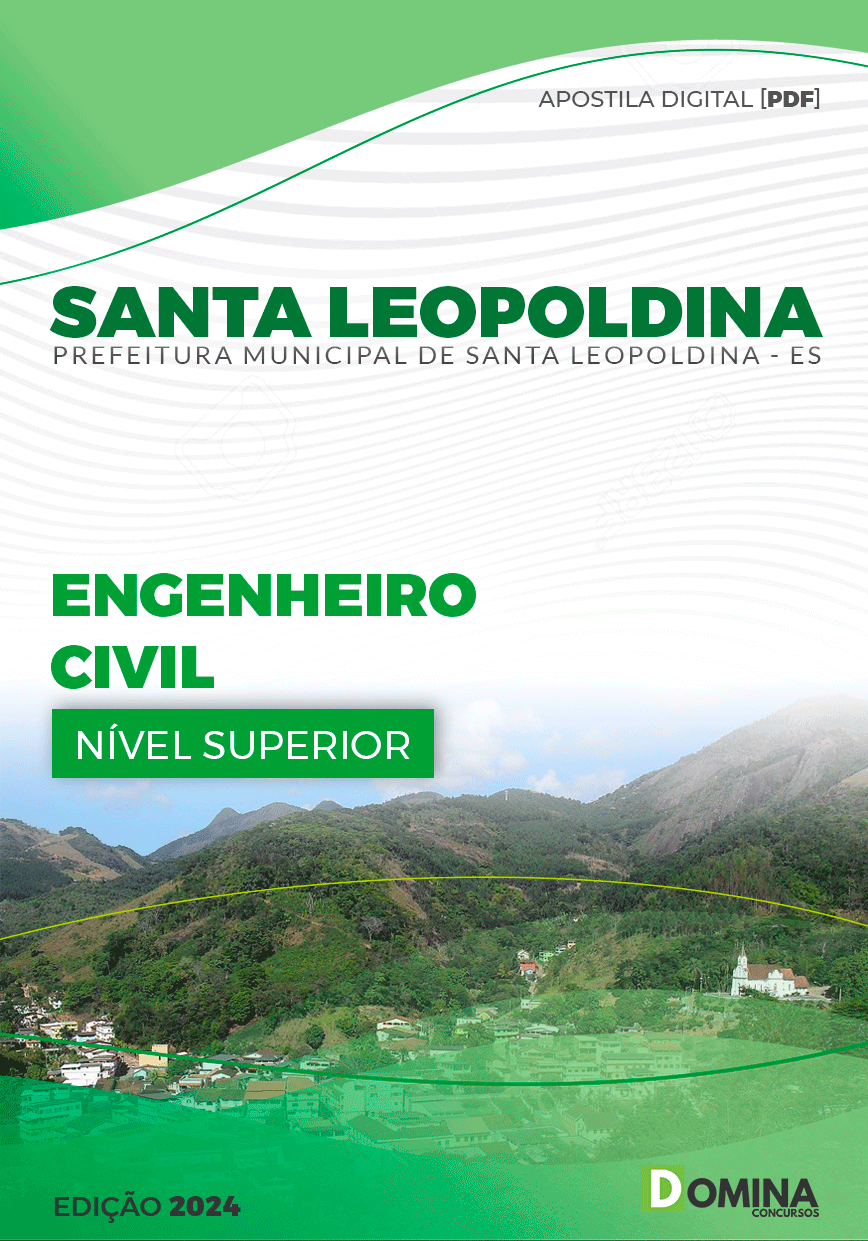 Apostila Engenheiro Civil Santa Leopoldina ES 2024